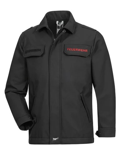 HB-Softshell-Jacke, flammgard KLASSIK, schwarz